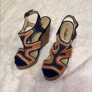 Lucky brand crochet wedges 🌼